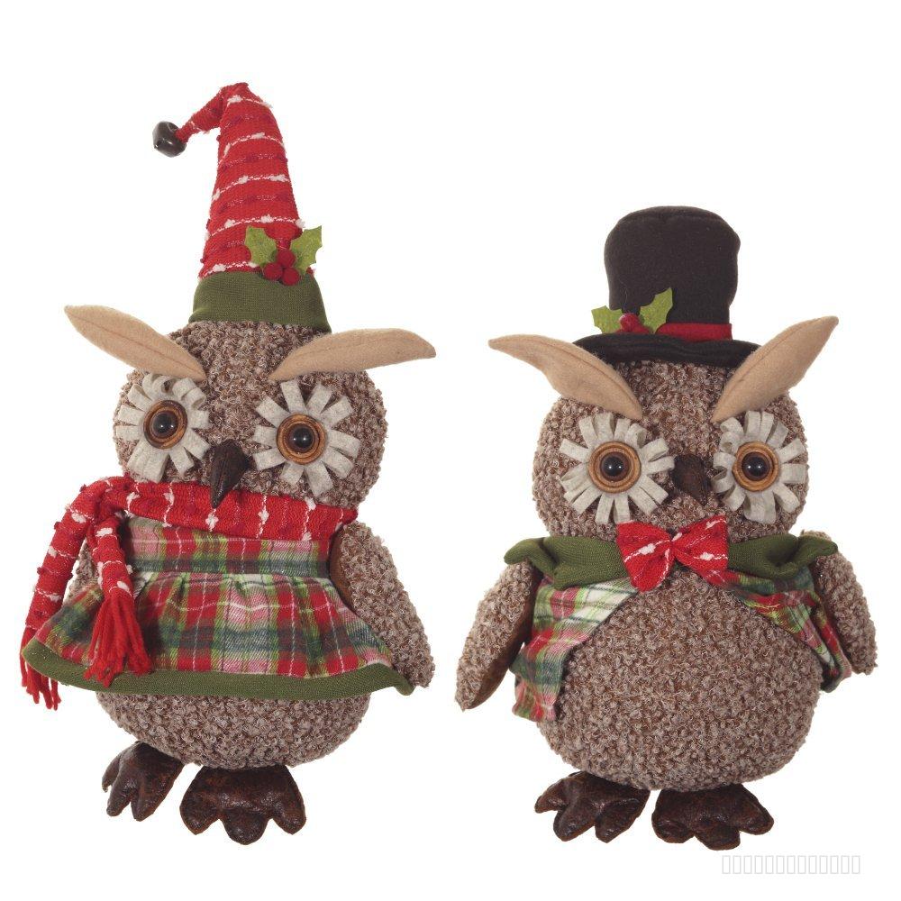 Игрушка мягконабивная Сова, H30,5см, 2в